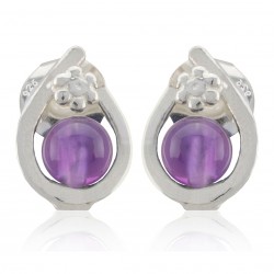 Pendientes mini Gota Amatista